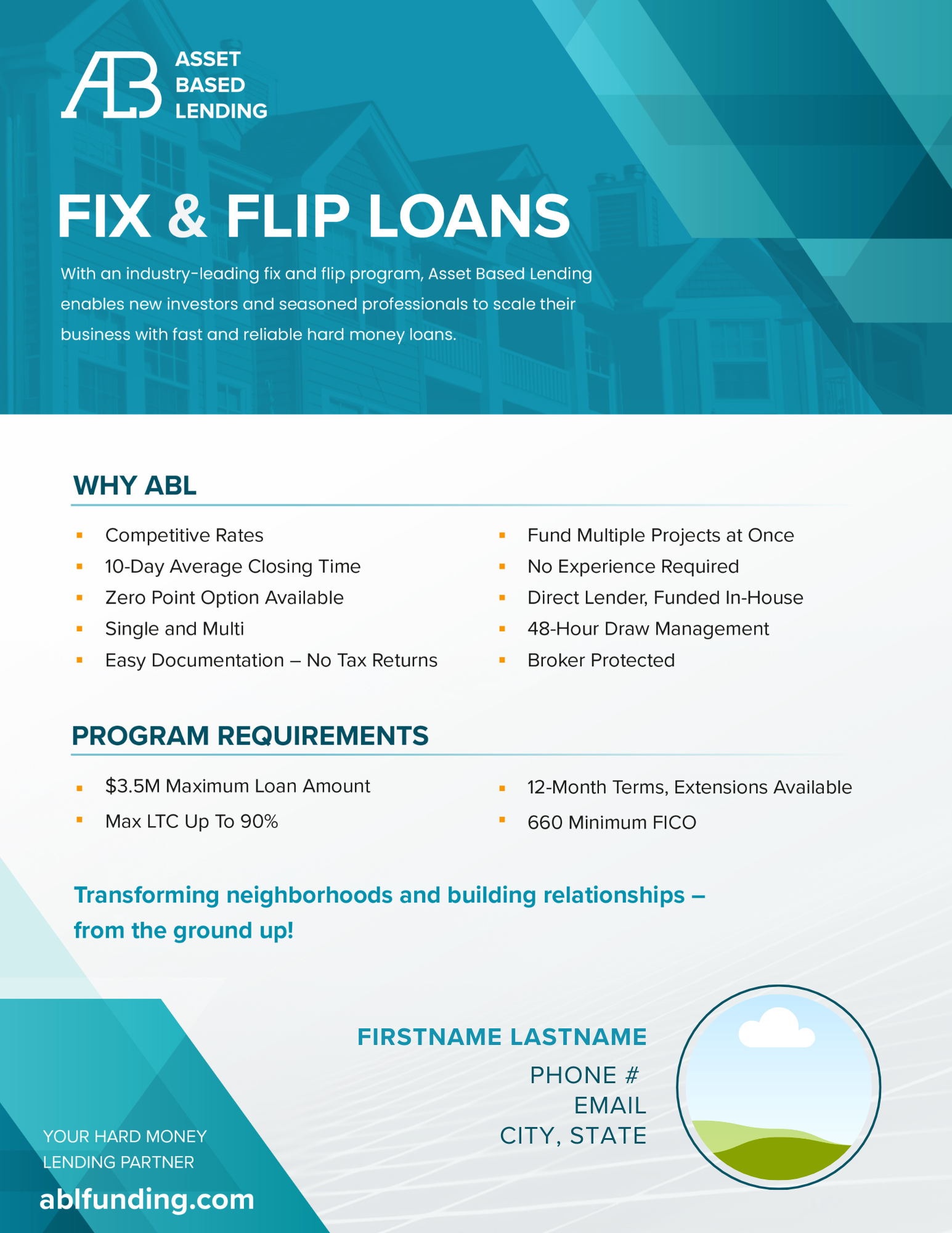 Fix & Flip Loans