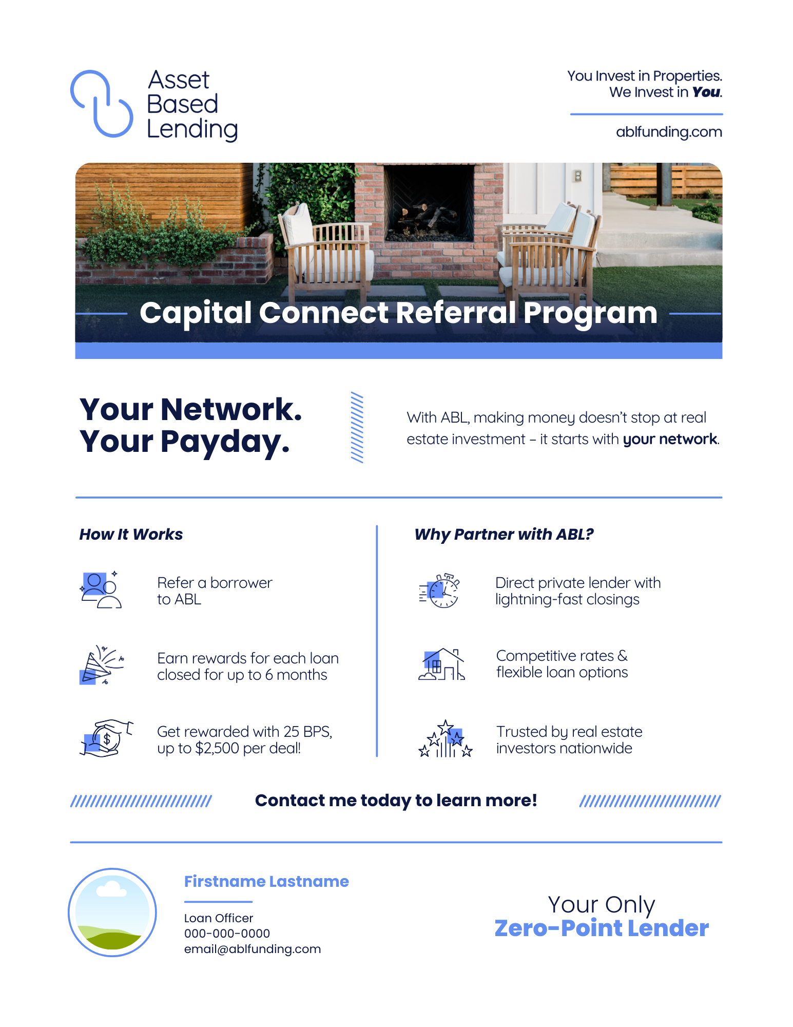 Capital Connect Referral Program Flyer