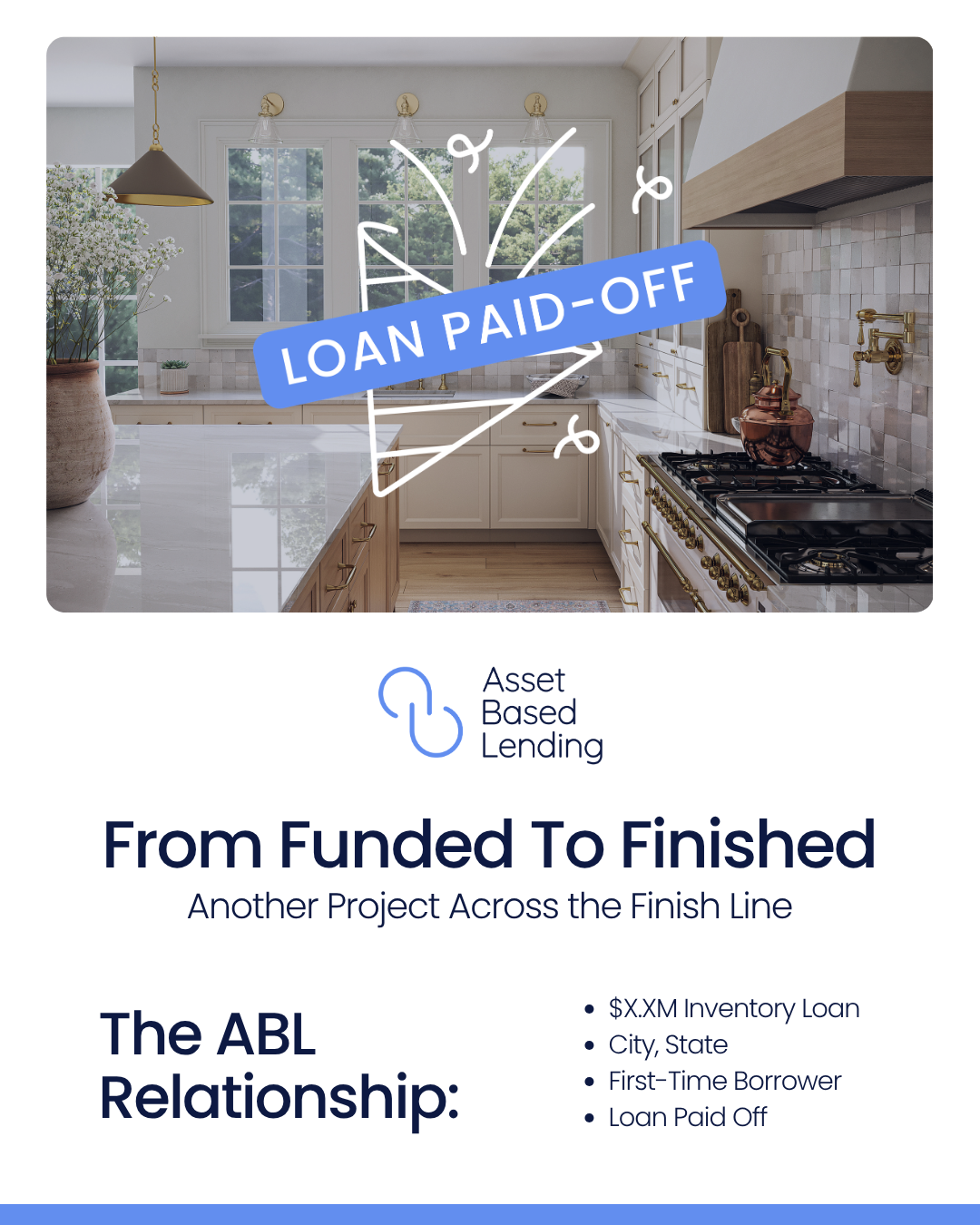 Customizable Loan Payoff Social Graphic