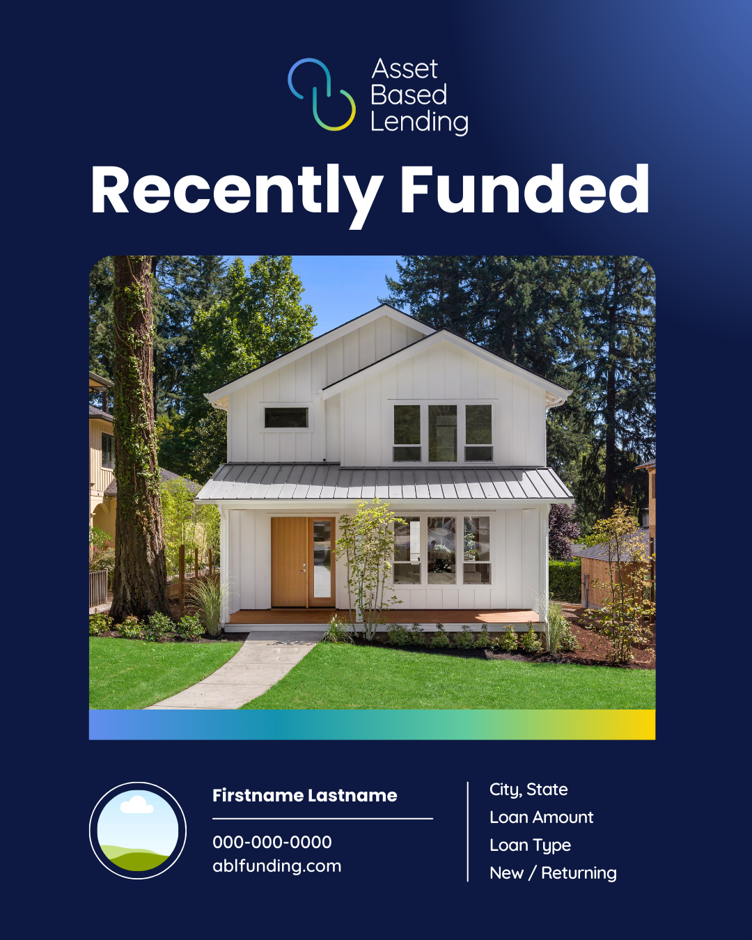 Recently Funded Social Media Graphics